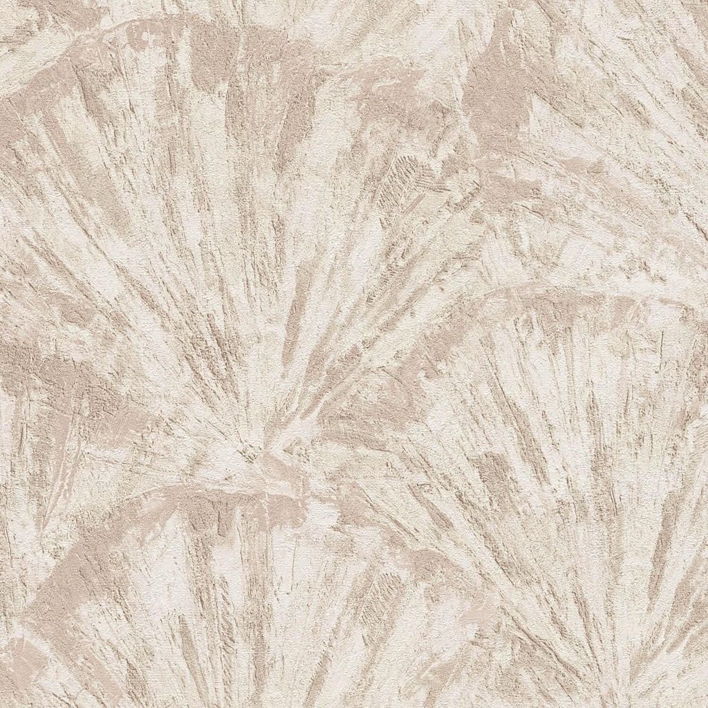 Profhome 781982-GU Spachtel Putz Tapete Abstrakt creme braun elfenbein 5,33 m2