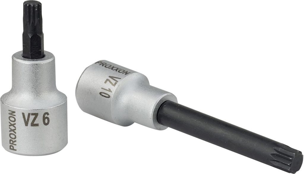 Proxxon 23371 Vielzahn XZN Einsatz Bit Nuss VZ8 Länge 100mm Immagine del prodotto 