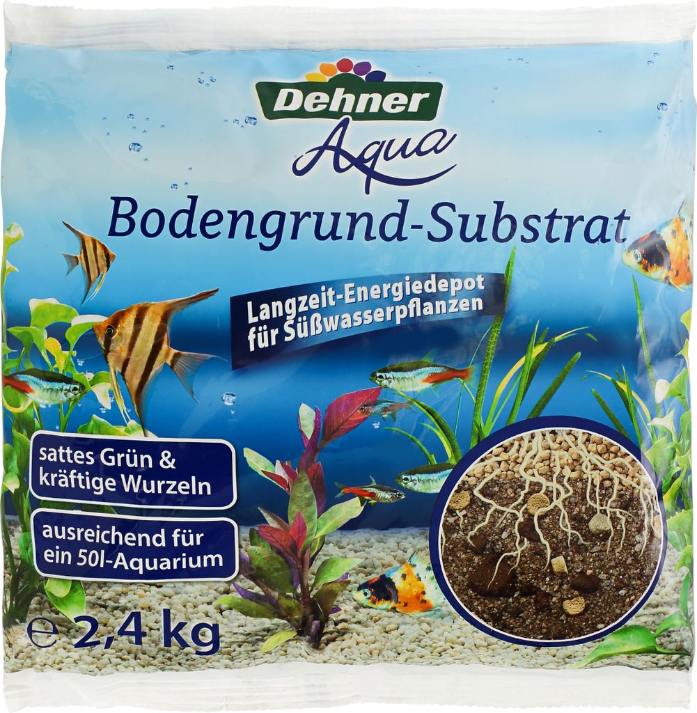Dehner Aqua Bodengrund-Substrat, Körnung 2 - 4 mm, 2.4 kg, Produktbild 