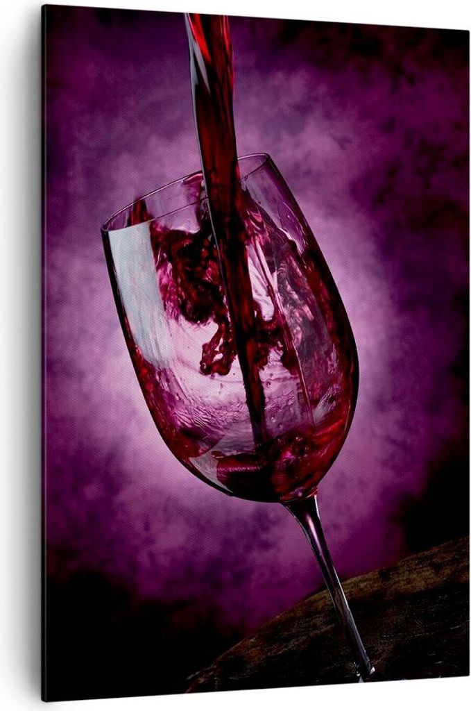 Bild auf Leinwand - Leinwandbild - Einteilig - Abstrakt alkohol flasche cocktail - 70x100cm - Wand Bild - Wandbilder - Leinwanddruck - Wanddekorati...