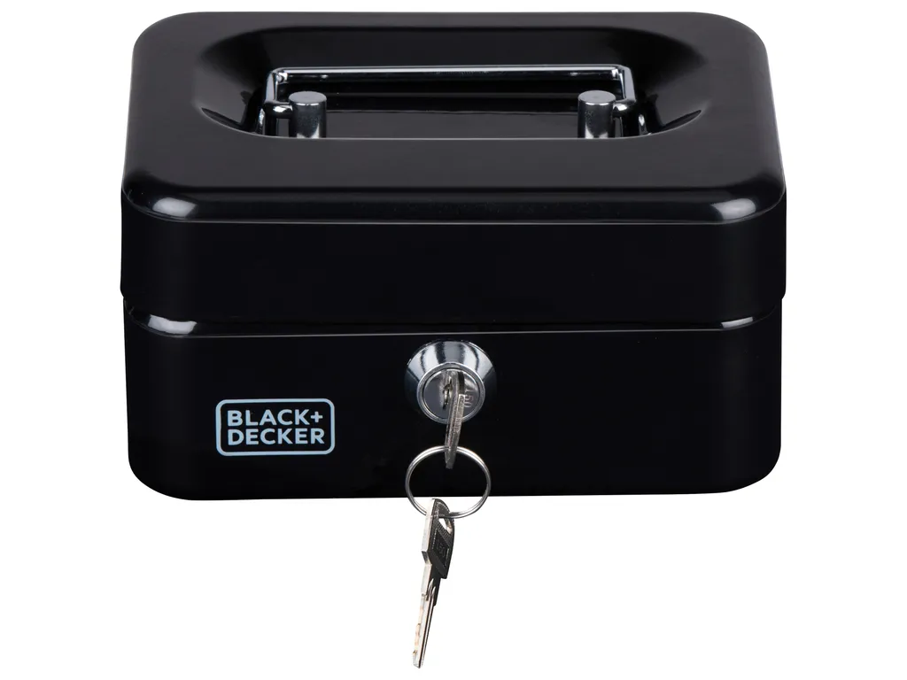 Organizzatore Contanti BLACK+DECKER - Cassetta Metallo con 6 Vani