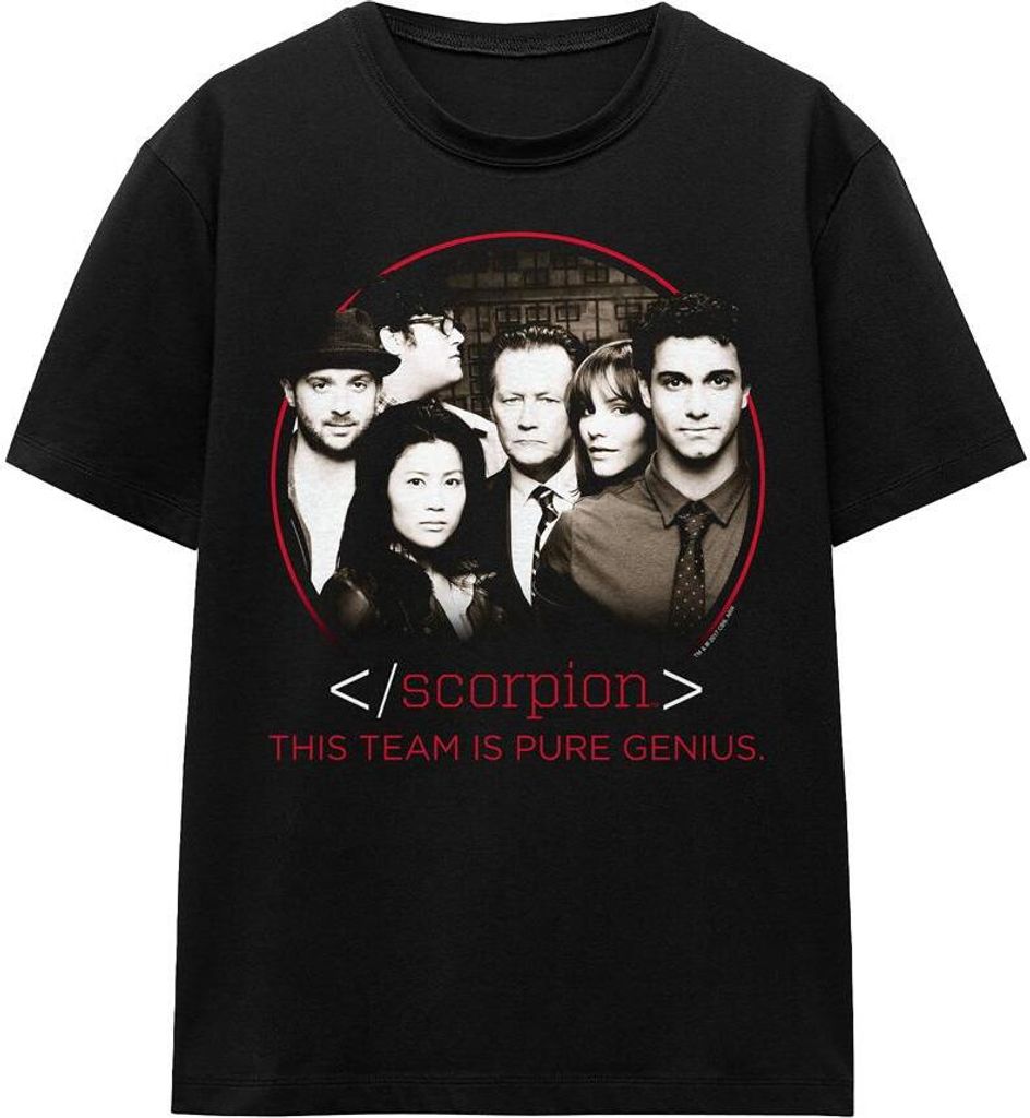 Scorpion - T-Shirt für Herren/Damen Uni TV15943 (M) (Schwarz)