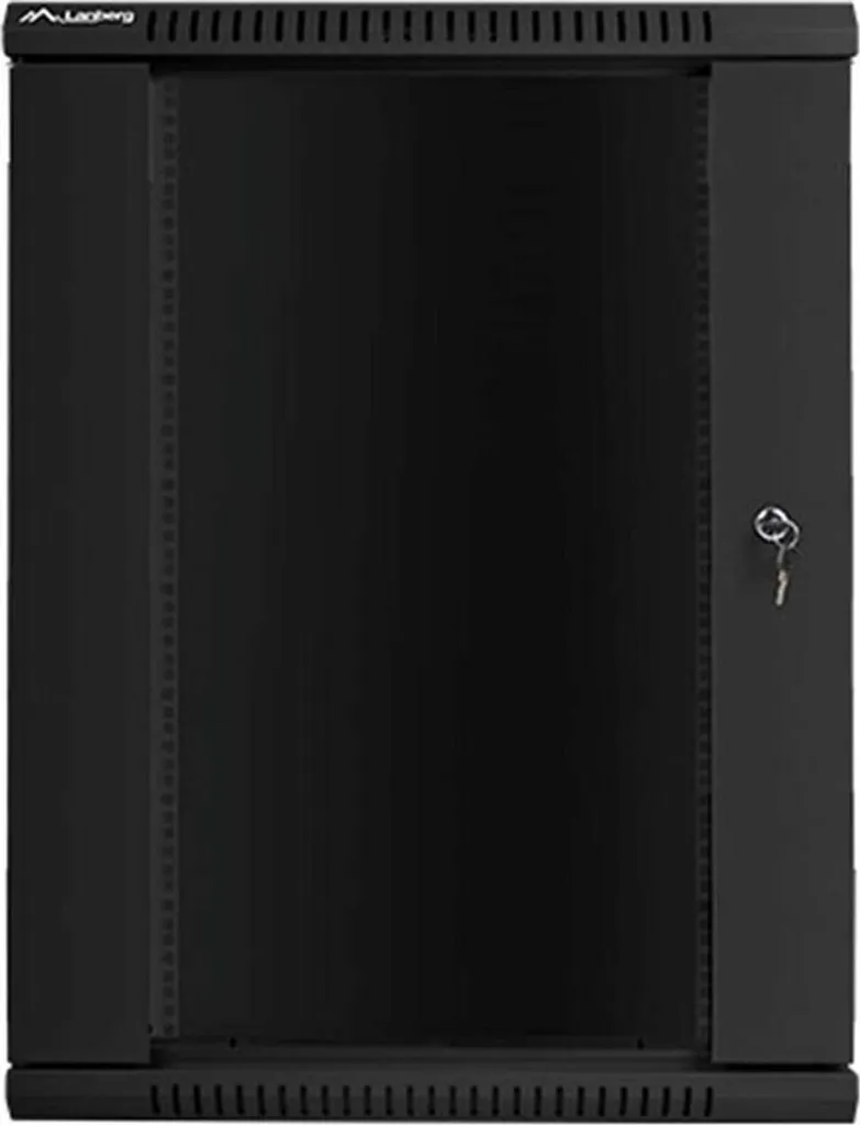 Armoire Informatique Murale 18U Noire Lanberg pour Switch et Patch - 2