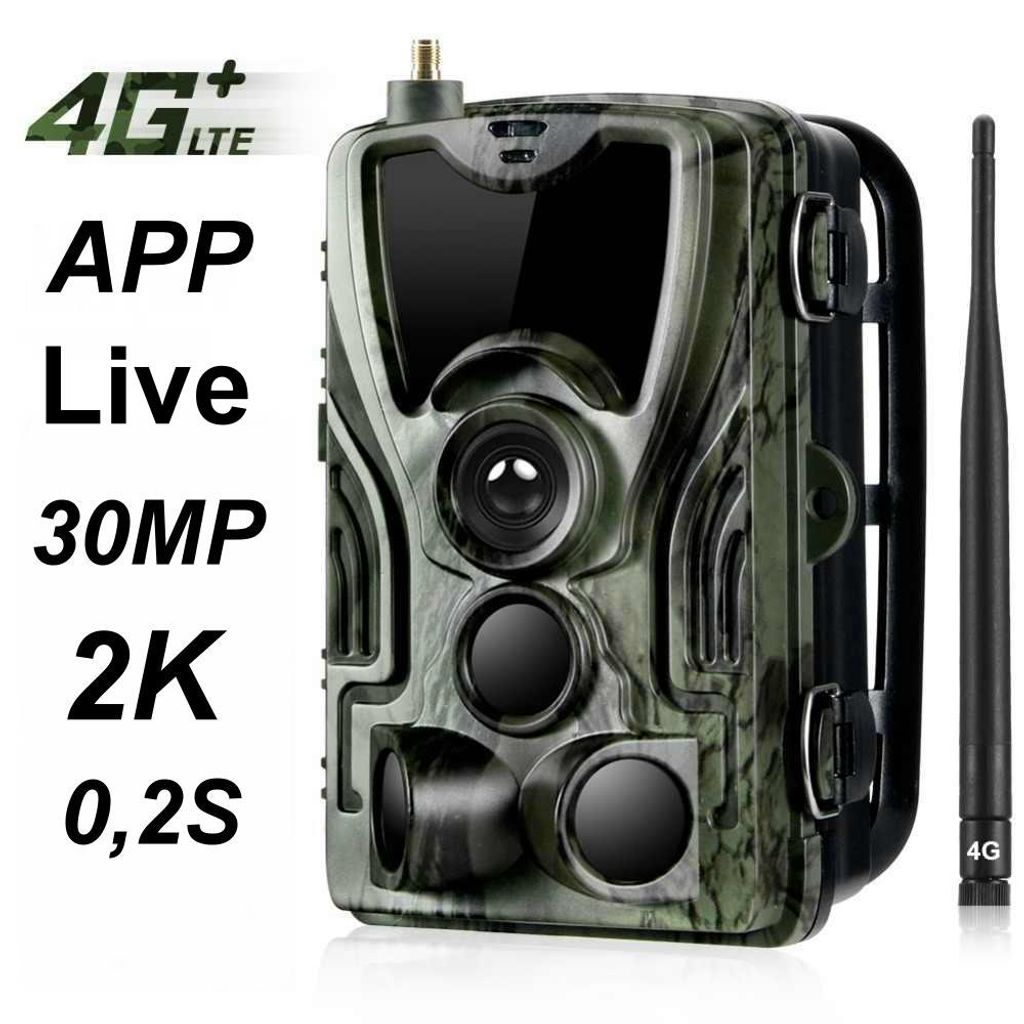 SuntekCam 4G 3G MMS SMTP Kamera Jagdkamera 20MP 1080P Wildlife wasserdicht IP66 Trail Kamera erhalten Sie Fotos und Videos von MMS und E-Mail SD im Lieferumfang enthalten unsichtbare Nachtsicht 