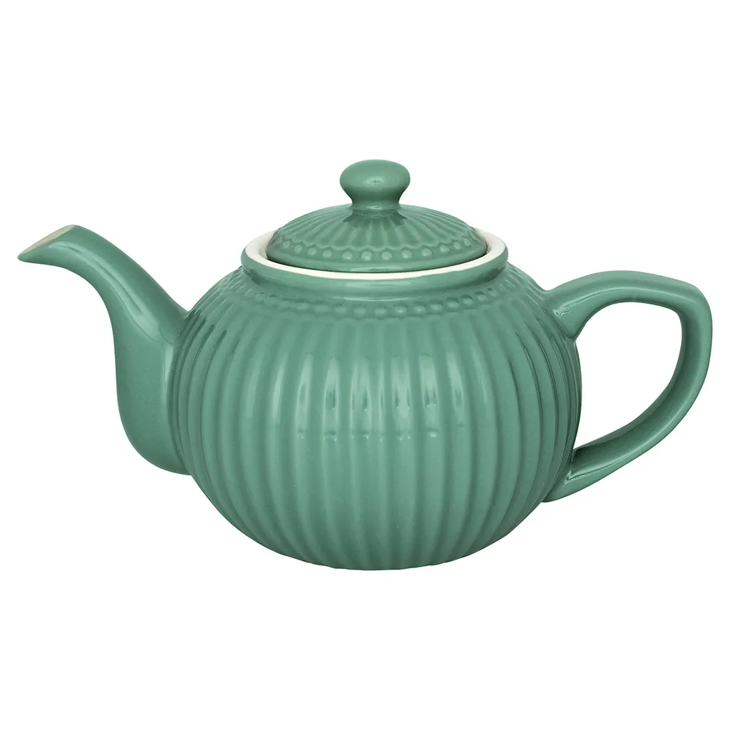 Théière de Table 1L Alice GreenGate - Idéale pour le Petit-Déjeuner Vert