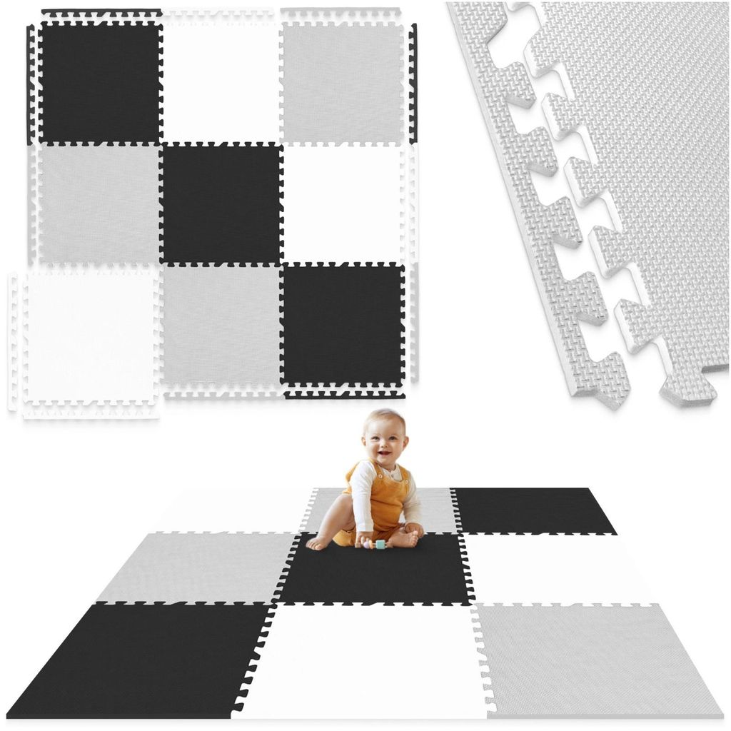 4FIZJO Hrací podložka pěnové puzzle šedá Obrázek produktu 