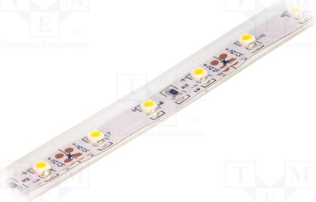 1x LED-B 10mm LED/m: 60 IP65 12V 3528 warmweiß 120° 4,8W/m LS-3528WW60RN-1 Lichtq