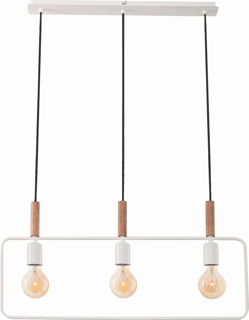 Lampe Suspendue FRAME 3xE27 Blanc 33-73532 Candellux - Design Moderne