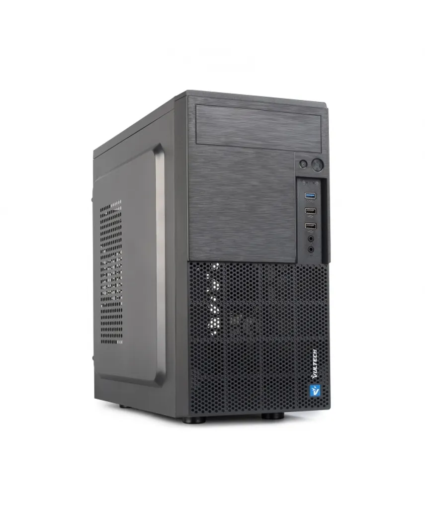 Boîtier PC Micro Tour Vultech VCO-M1699P Noir compact avec alimentation - 5