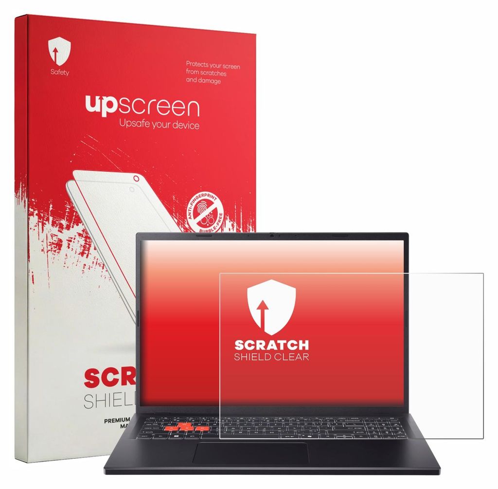 upscreen Schutzfolie für Acer Nitro Lite 16 NL16-71G Displayschutz Displayschutzfolie Folie Klar Transparent