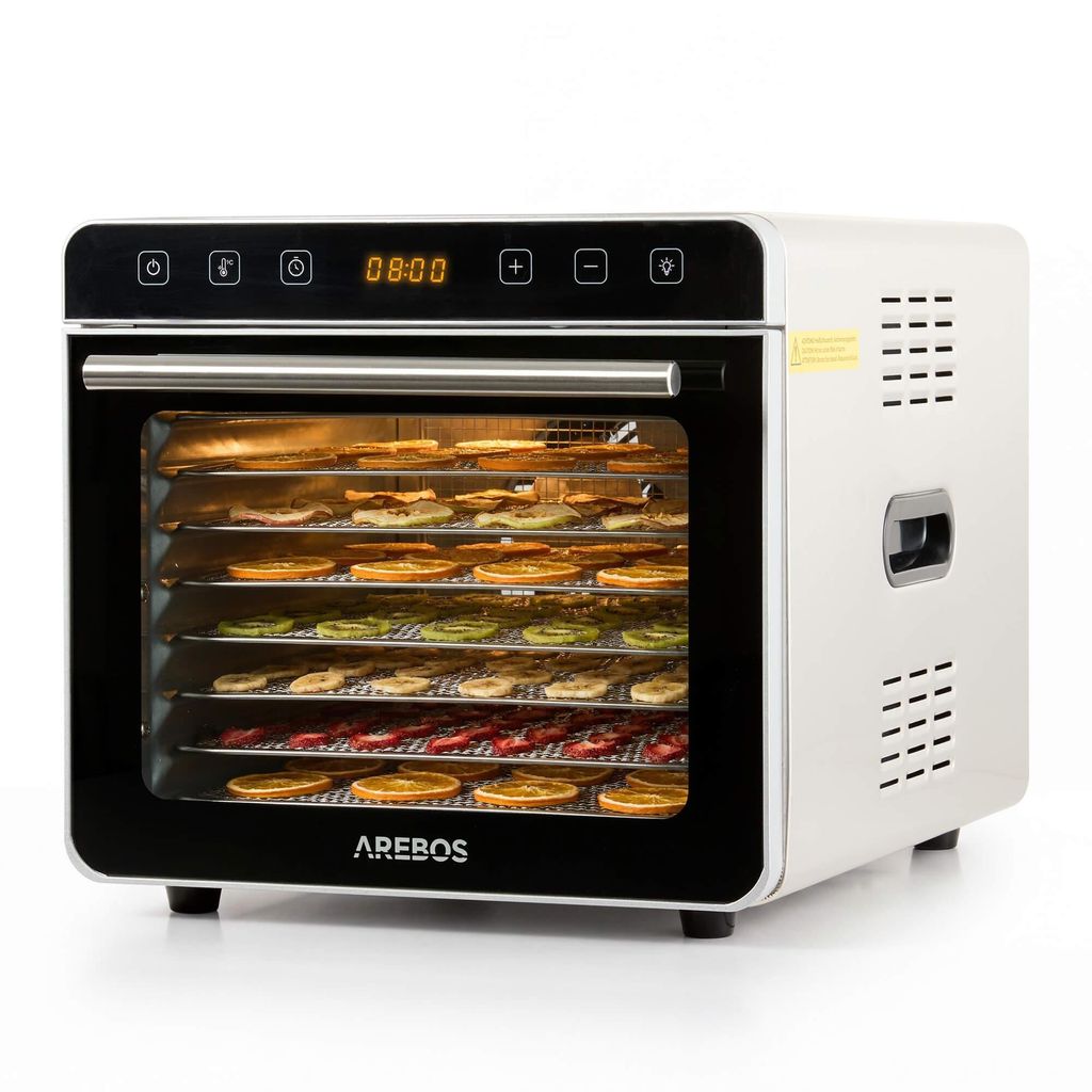 AREBOS Drogenautomaat, 700 W, 19 liter, 8 roestvrijstalen Productafbeelding 