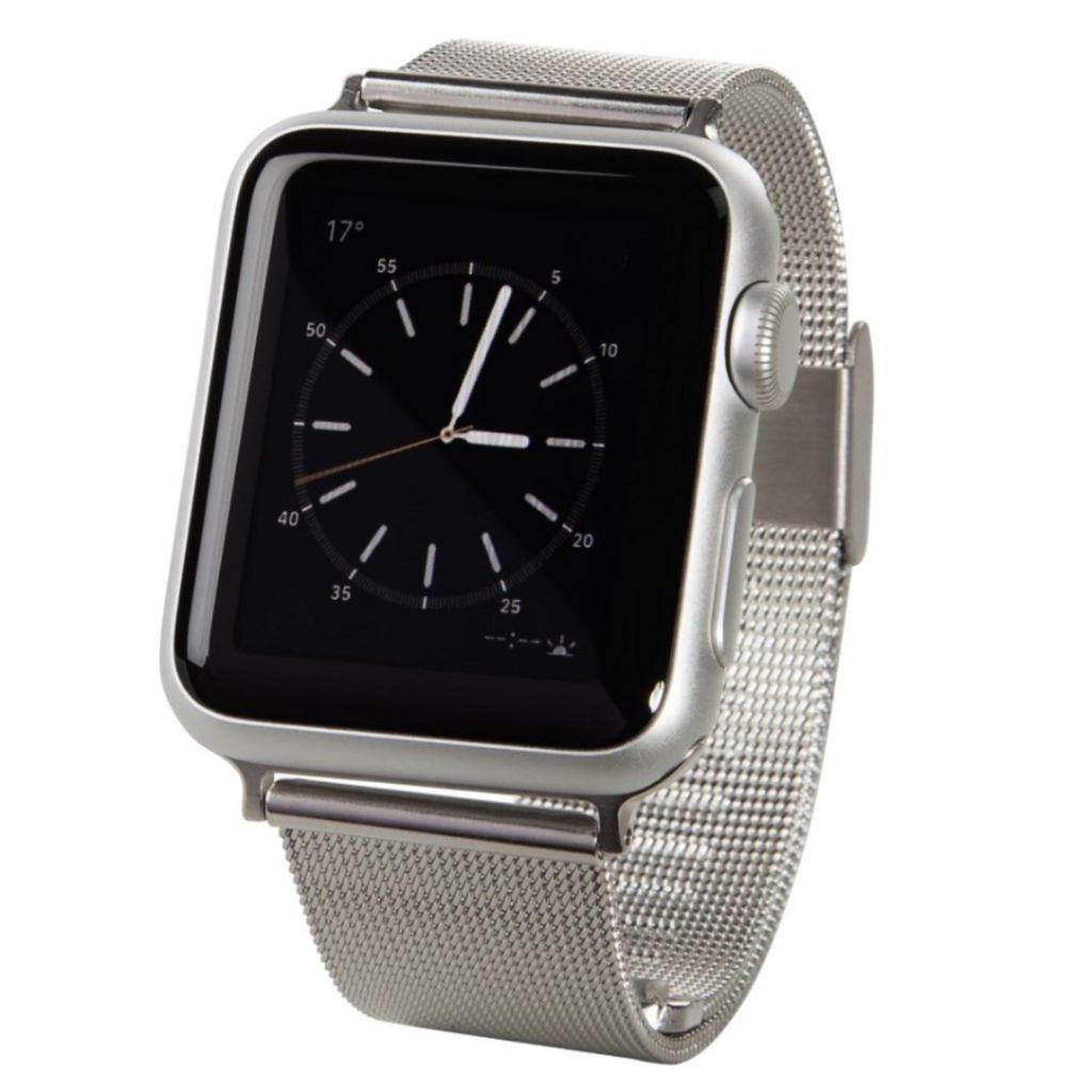 Armband Milanaise Silber für Apple Watch 38mm/40mm