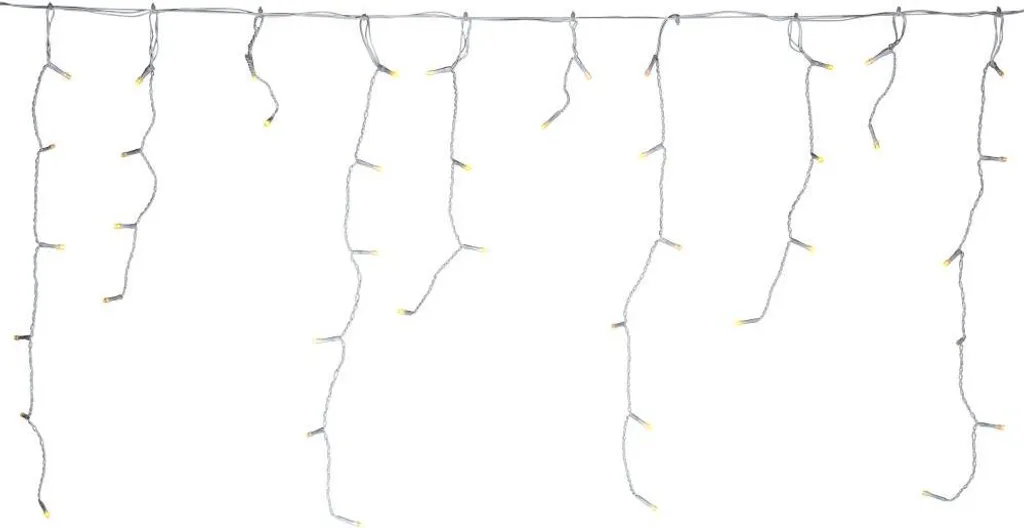 Guirlande LED extérieure pluie glacée 168 LED 4,20m sans scintillement