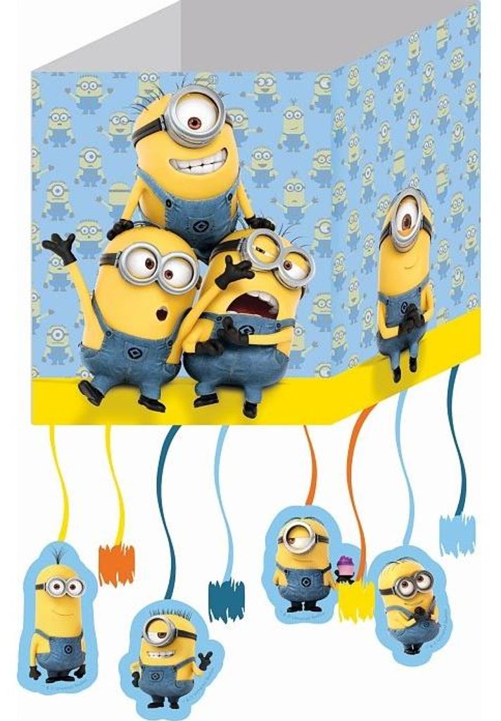 Piñata con forma de Minion, 1 unidad. Imagen del producto 