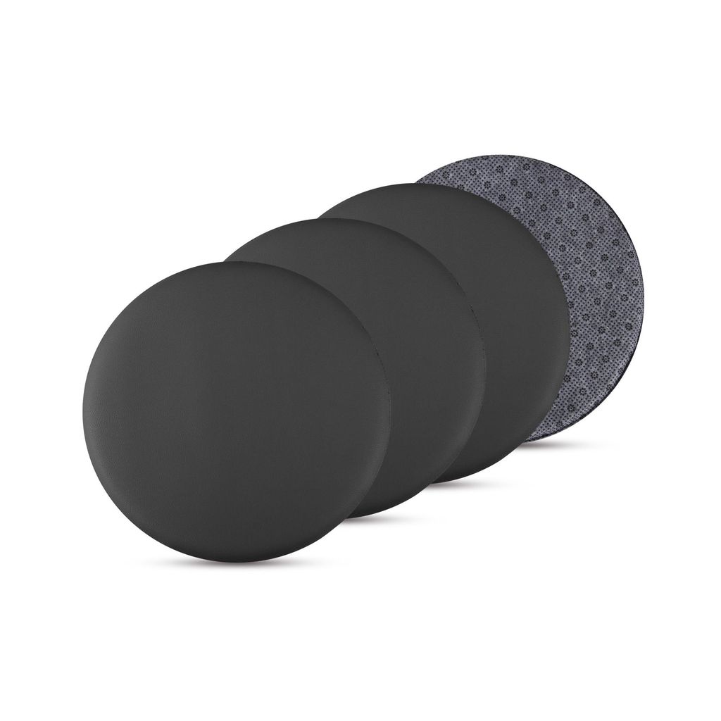 Coussins de siège ? Imitation cuir, 38 cm, antidérapants, Image du produit 