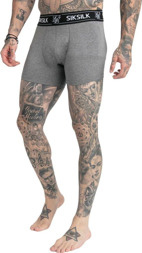 Siksilk Boxershorts 3 Einheiten Grau S Mann Grau S