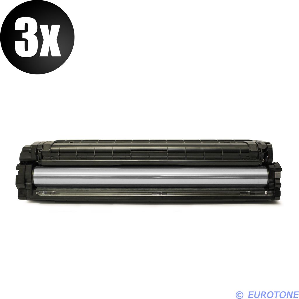 3x Eurotone Toner Alternative für Samsung CLT-K505L Black Schwarz
