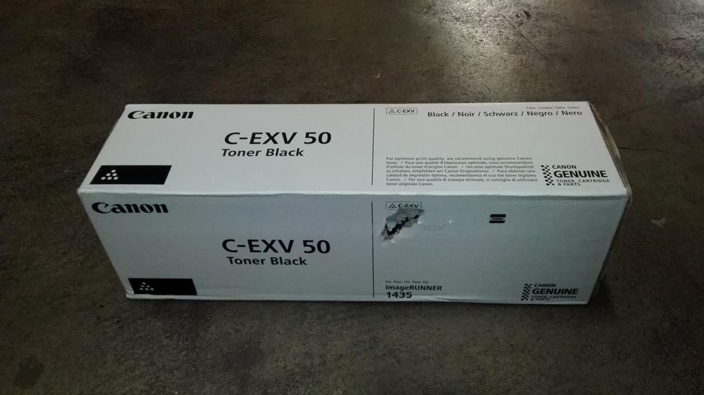 Canon C-EXV 50, 17600 Seiten, Schwarz Produktbild 