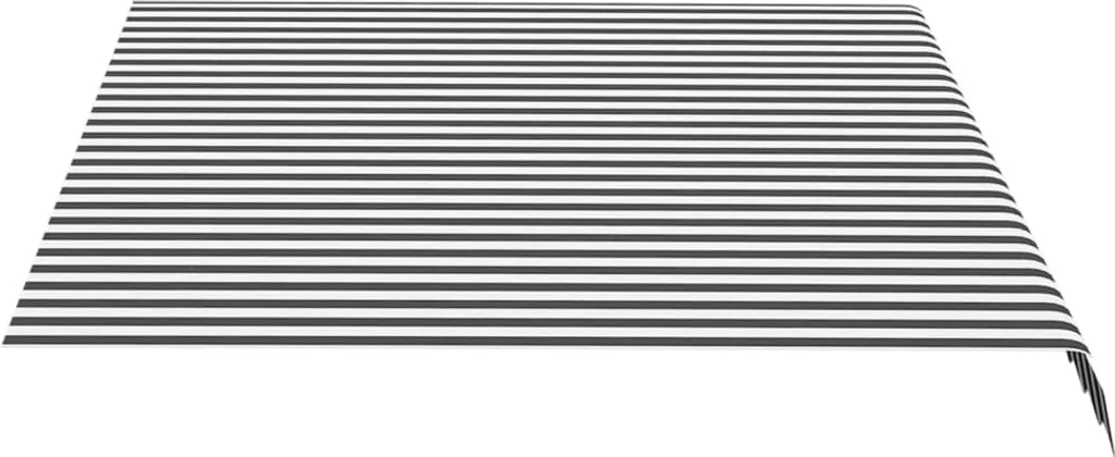 Telo Ricambio Tenda Sole 3,5x2,5m vidaXL Antracite-Bianco | UV-Stop - 3