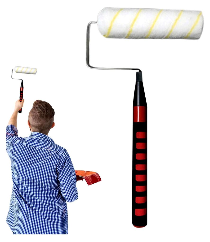 Farbroller – Teleskopstange verstellbar für Farbroller | Teleskopstiel, ergonomisch, leicht, für Wand, Decke, Haus, Terrasse