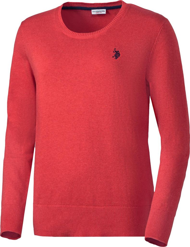 U.S. Polo Assn. Damen Pullover Rundhals, angenehm leicht und pflegeleicht