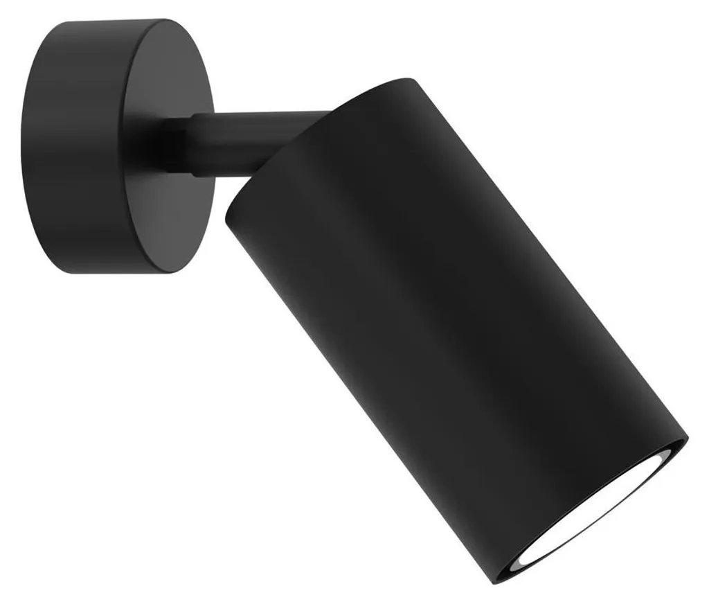 Applique murale noire orientable HUDSON pour éclairer les zones sombres