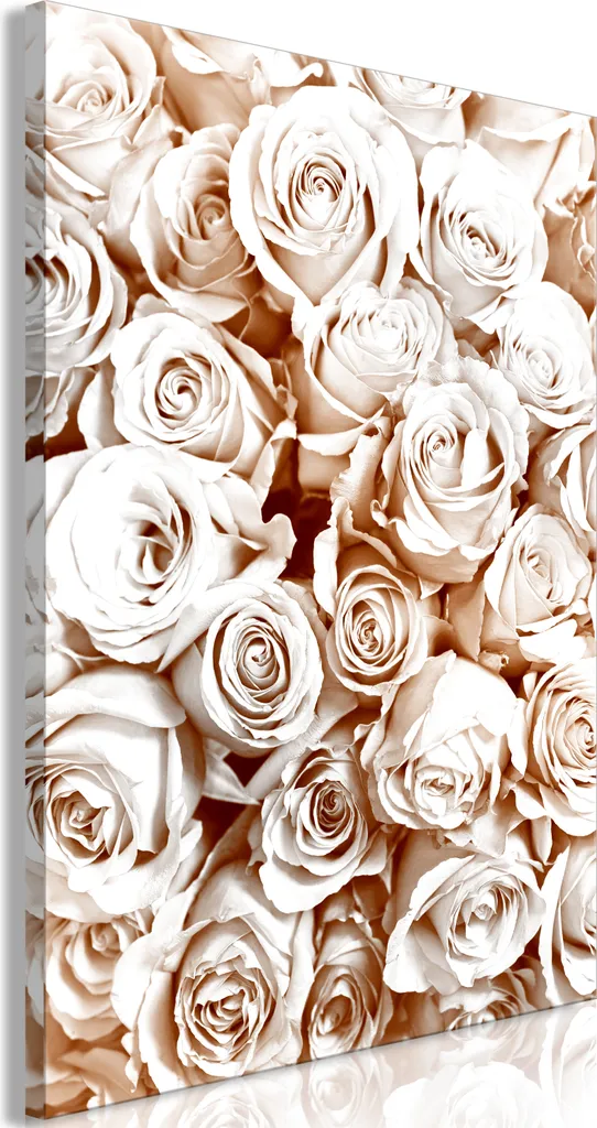 Quadro su Tela b-B-0419-b-a Roseto 60x90 - Stampa UV HD Professionale