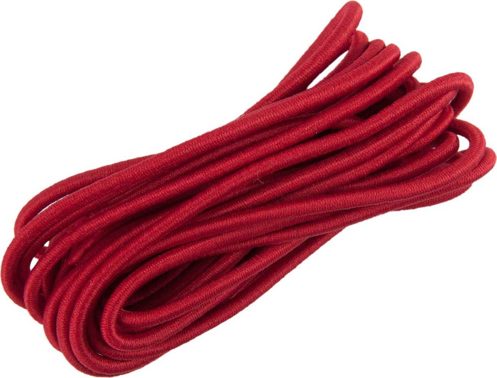 3m Gummikordel 3mm Gummiband Gummischnur Hutgummi Rundgummi f. Bekleidung uvm., Farbe:erdbeerrot
