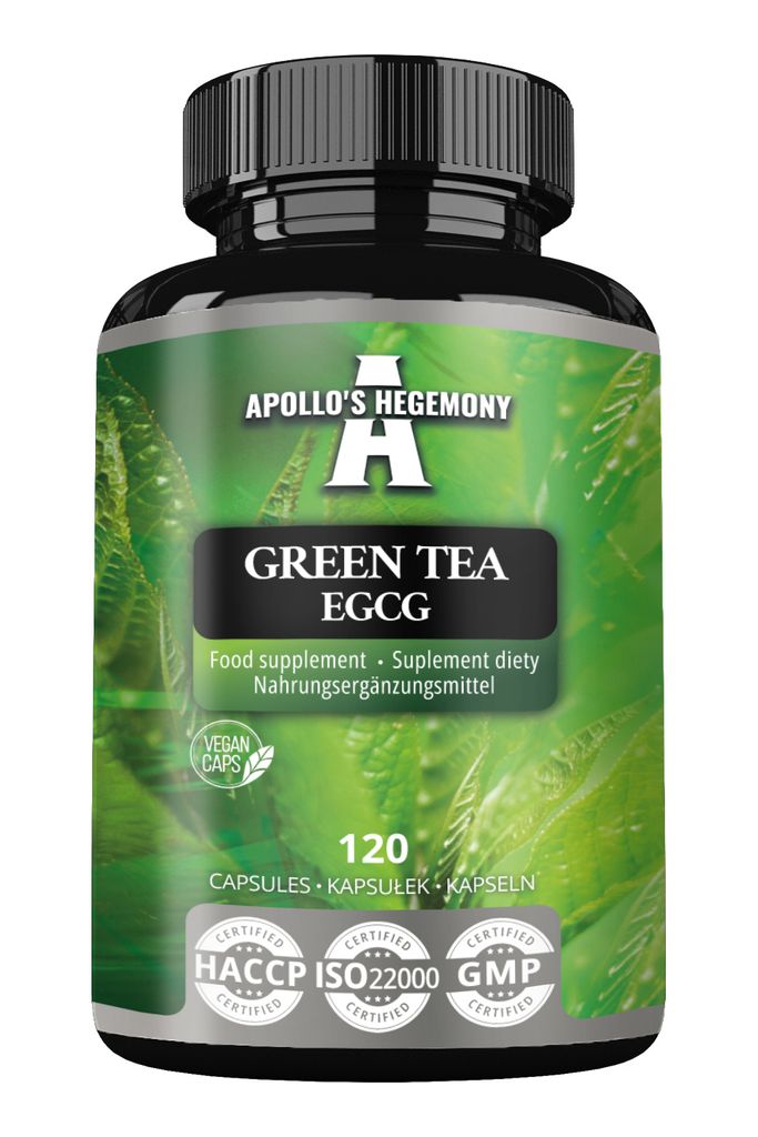 GrĂĽner Tee-Extrakt 500mg - 120 Vegane Kapseln