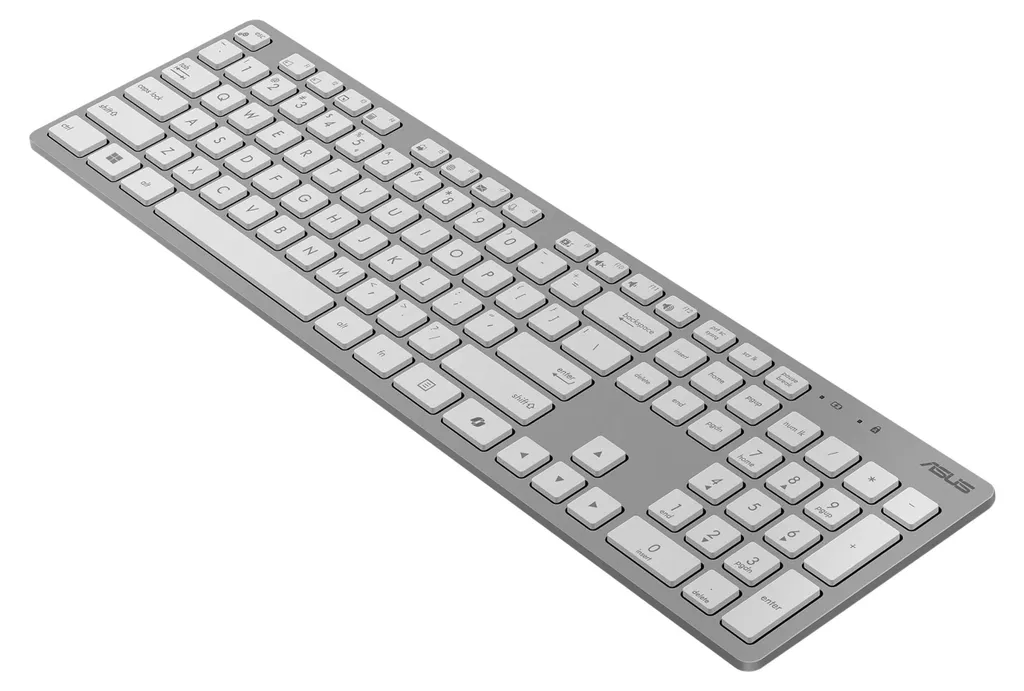 Pack clavier et souris Asus W5000 blanc au design compact chic - 5