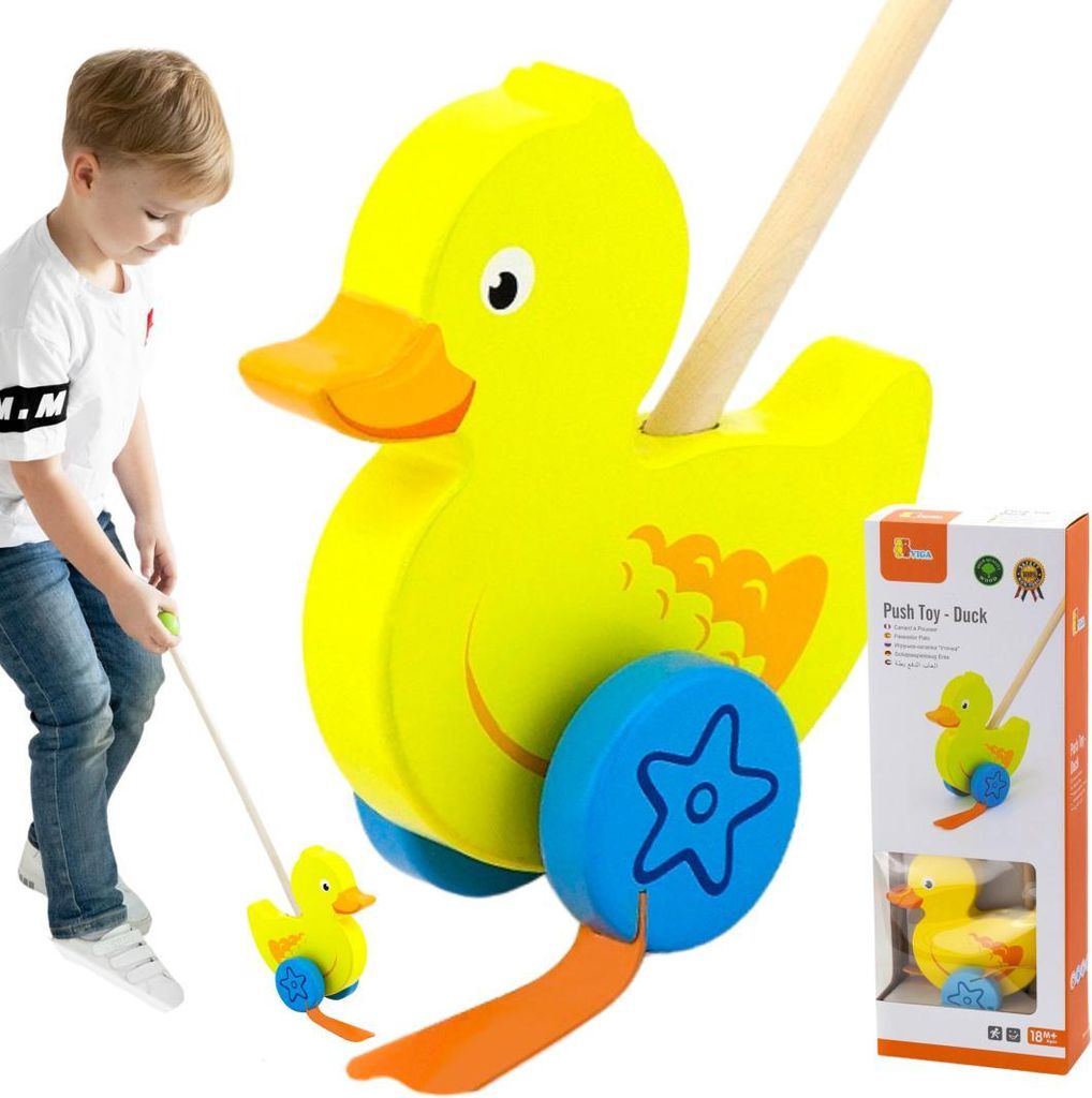 Canard coulissant en bois Viga Toys Image du produit 