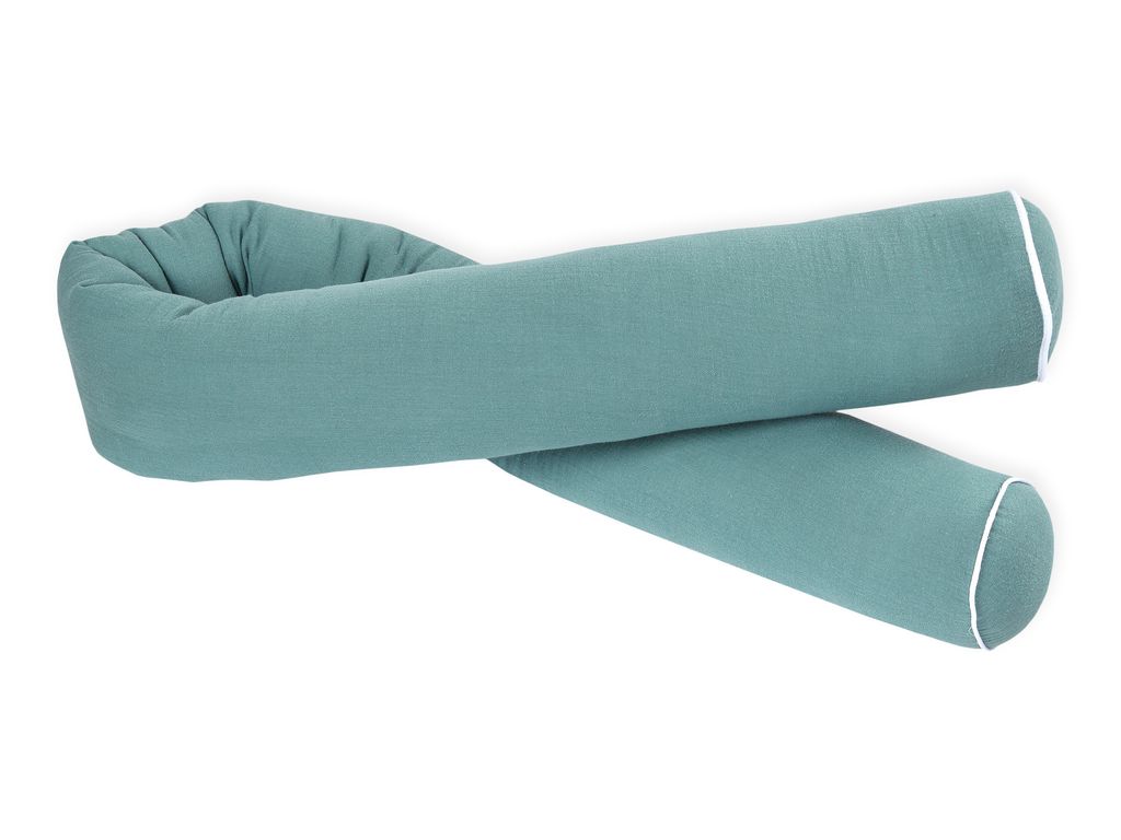 KraftKids Bettrolle Musselin nilblau 100 cm