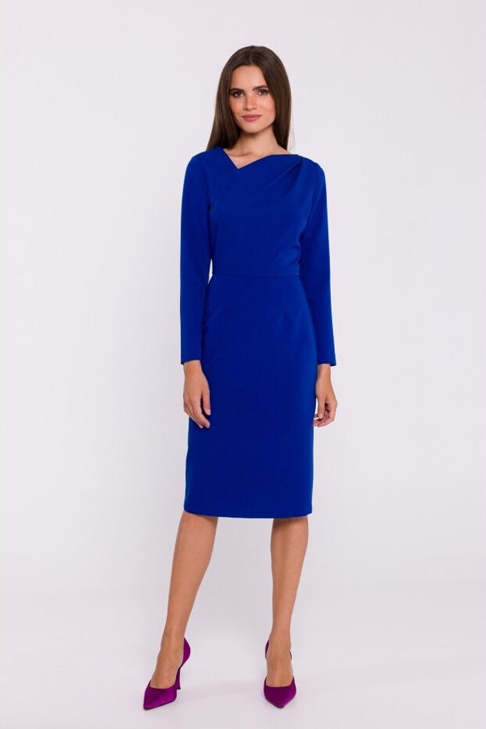 Stylove Midikleid für Frauen Uldrux S376 kornblumenblau XXL