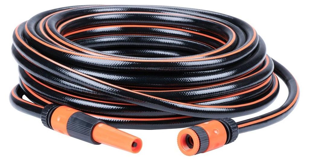 BLACK+DECKER Gartenschlauch 20M mit Kupplungsset 5 Stück Produktbild 