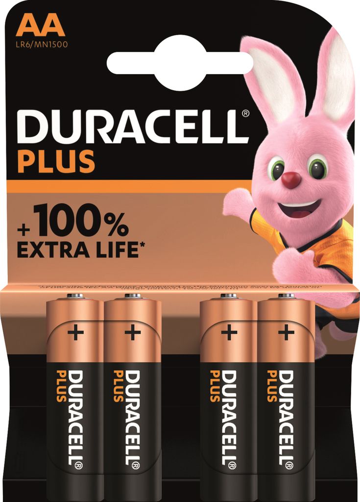 Duracell Plus New AA K4 (MN1500/LR6)