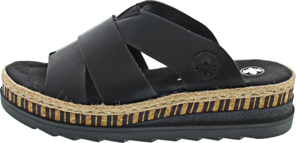 Kapcie damskie Rieker V7989-00 schwarz 40 Zdjęcie produktu 