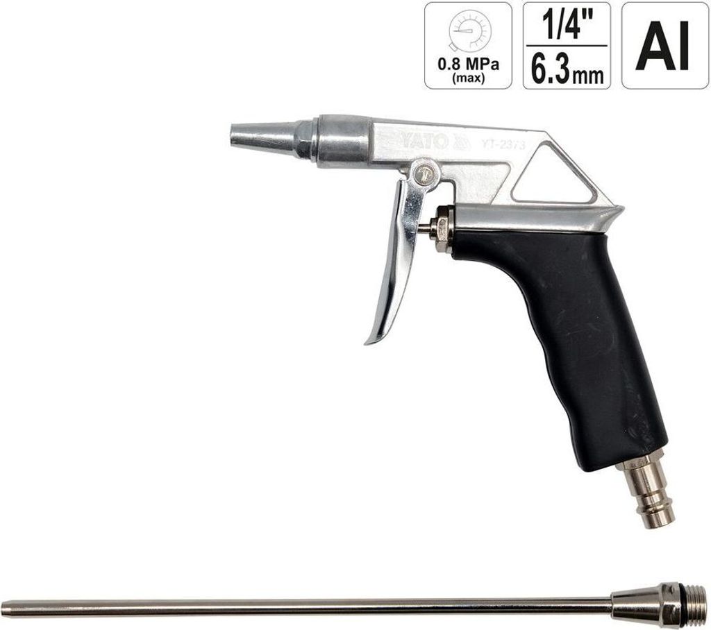 Hochleistungs-Blaspistole, TYPHOON ®, Ausblaspistole, Luftpistole, Blaspistole E - Foto 5