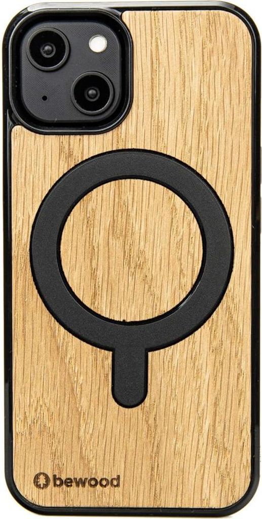 Bewood Holzhülle für iPhone 15 OAK mit MagSafe