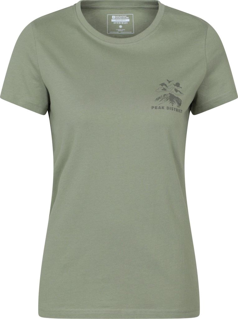 Mountain Warehouse - "Peak District" T-Shirt für Damen MW4557 (36 DE) (Khakigrün)