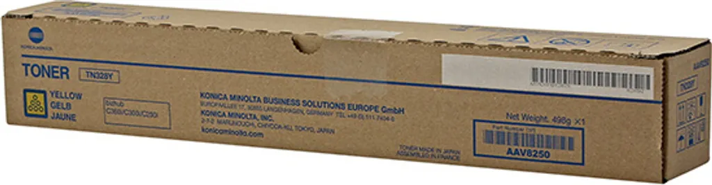 Toner jaune haute capacité Konica Minolta Bizhub C360i C300i C250i