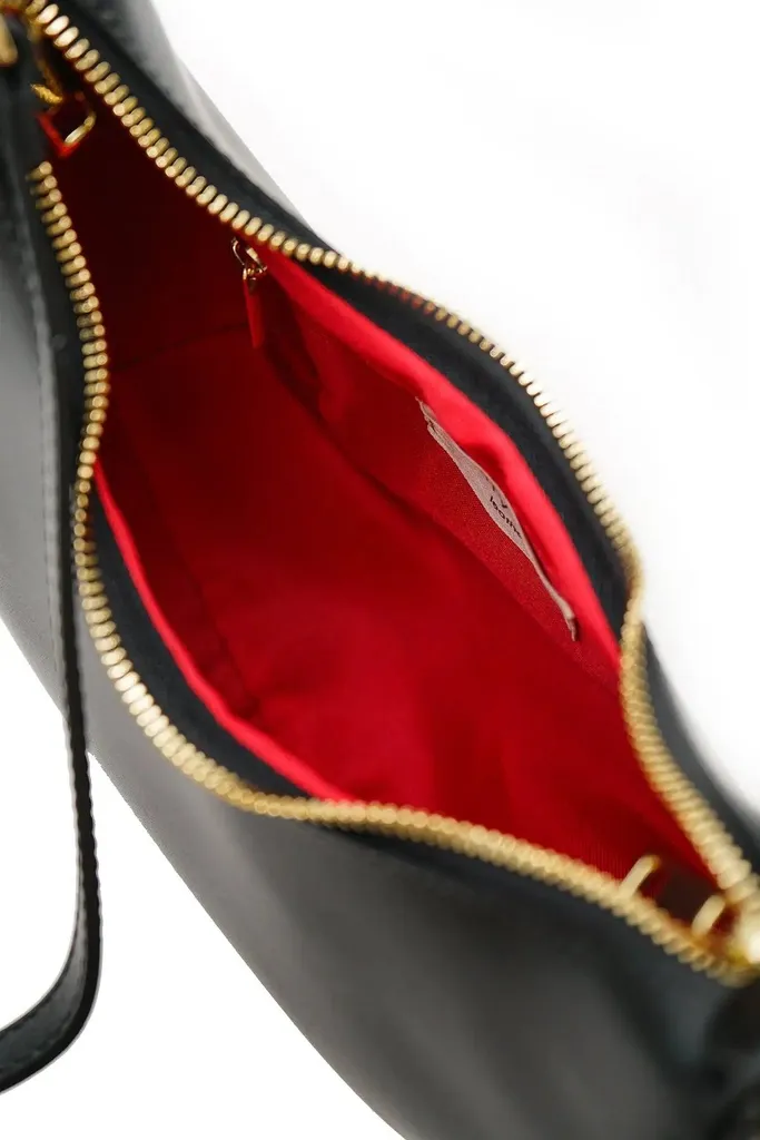 Borsa Nera Cherry Paris 4094 Orlane - Look Grintoso in Pelle - 8