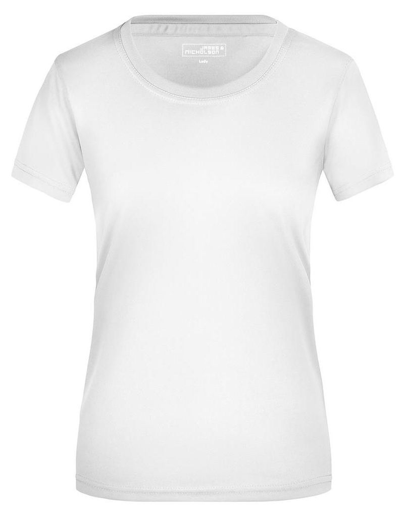 James and Nicholson - "Active" T-Shirt für Damen LT2650 (XXL) (Weiß)