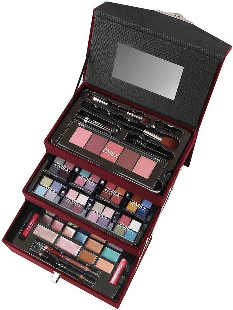 Zestaw kasetek do makijażu Deluxe Velvety Dark Berry 74 szt Zdjęcie produktu 3