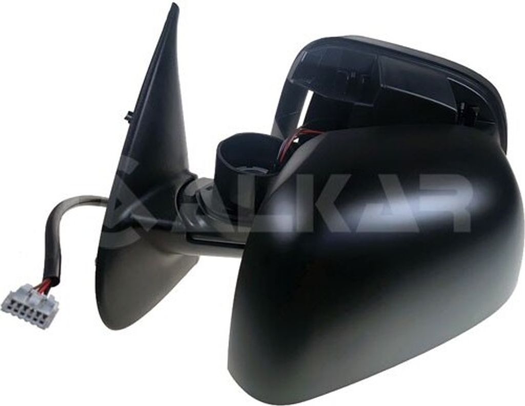ALKAR 6131548 Außenspiegel Seitenspiegel Links für NISSAN MICRA III (K12) Beheizt Konvex Grundiert Elektrisch