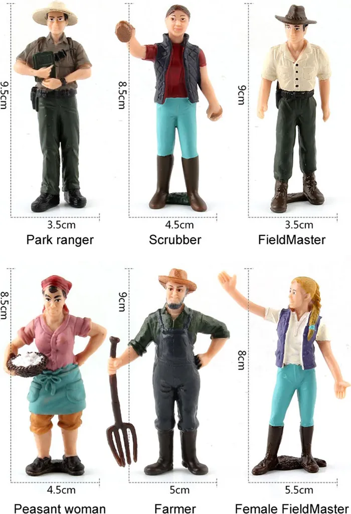 Accessoires de photographie miniatures pour décors de ferme vivants