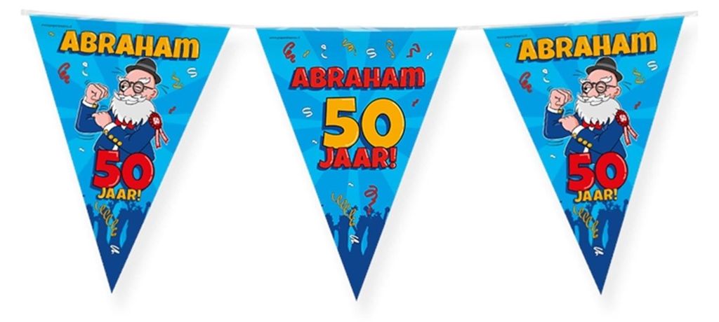 Paperdreams Party-Flagge - Abraham Cartoon