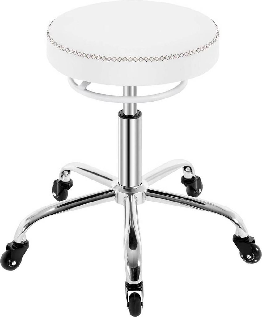 WOLTU Rollhocker höhenverstellbar, Bürohocker 360° drehbar, Produktbild 