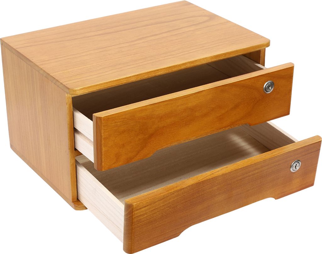 Schreibtisch Aufbewahrungsbox 2 Etagen Schreibtisch Organizer Aufbewahrungsbox mit abschließbaren Schubladen