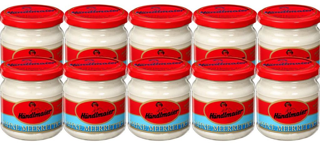 Händlmaier Sahne Meerrettich doux végétarien en pot 190g Image du produit 