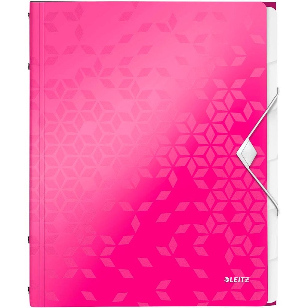 Leitz Ordnungsmappe WOW 46330023 DIN A4 6Fächer pink